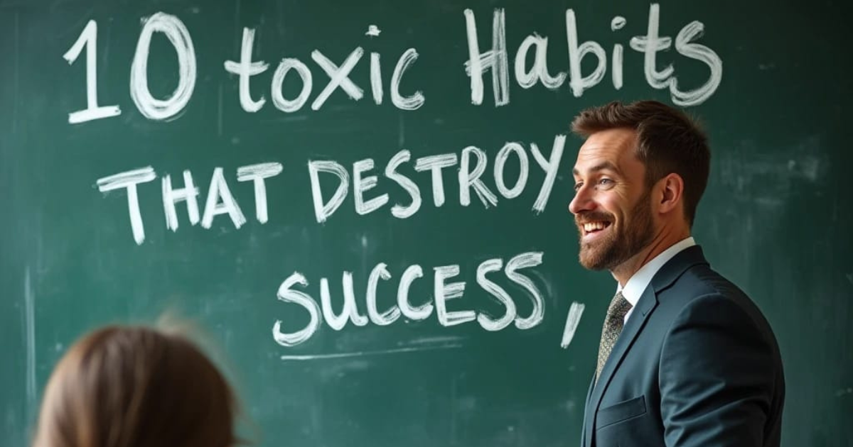 Toxic Habits That Destroy Success